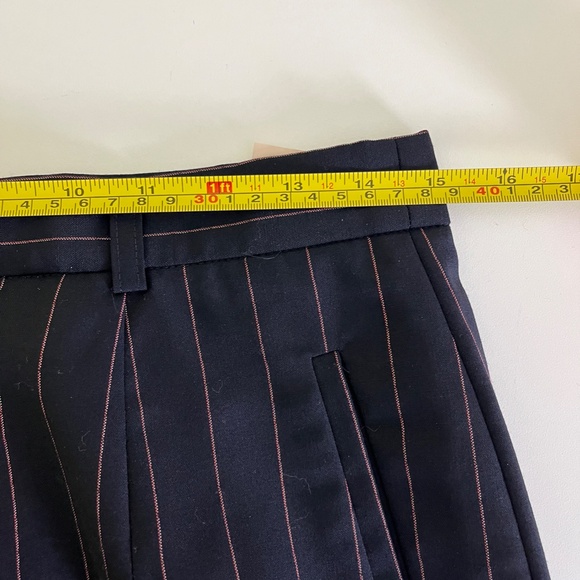 VINTAGE Jobis 2-piece Pinstriped Navy/Pink Pant Suit - Size EU38 - Picture 16 of 16